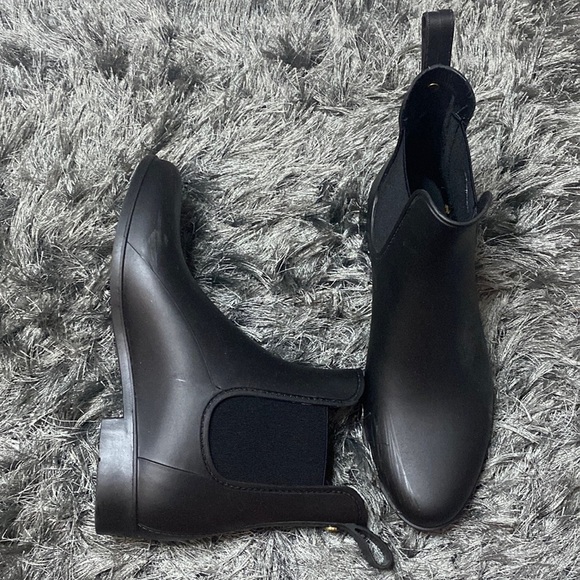 Sam Edelman Short Black Matte Tinsley Rain Boots - Picture 1 of 5